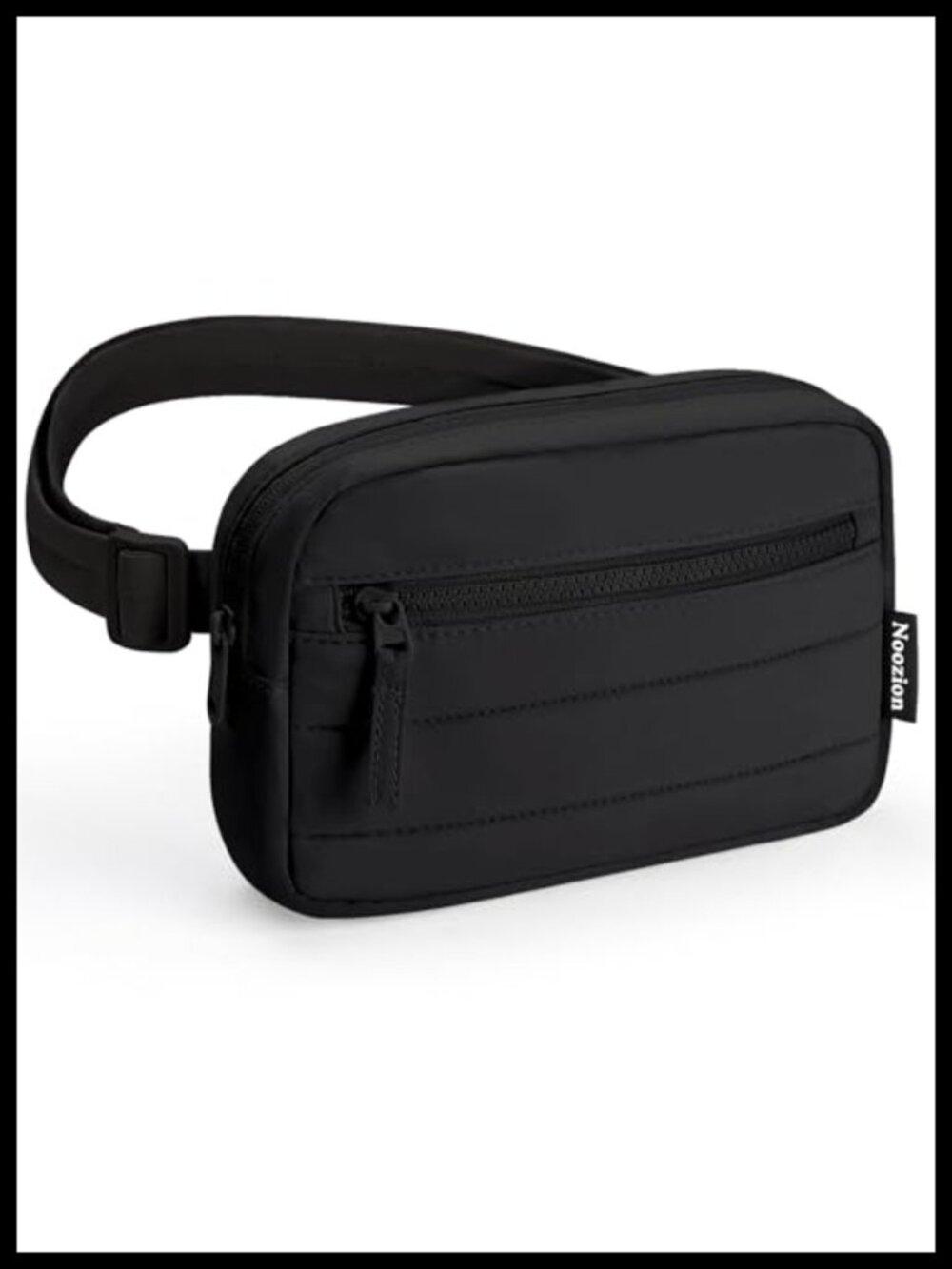 Quilted Puffy Nylon Fanny Pack Crossbody Waist Pack Travel Hiking